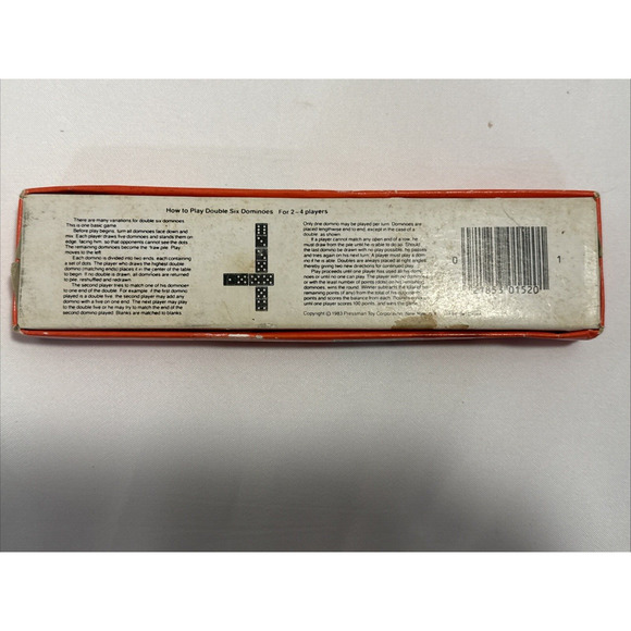 1986 Dominoes Classic Pressman Double Six (Wooden, 28 Count, In Original Box - Picture 4 of 9